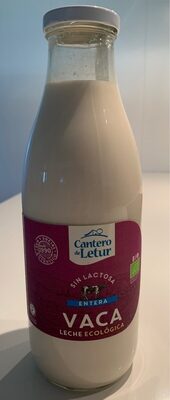 Leche entera de vaca sin lactosa