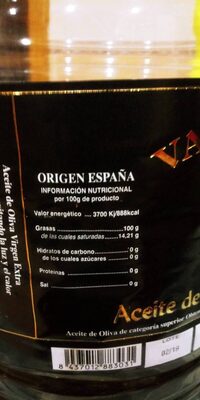 Aceite de oliva virgen extra