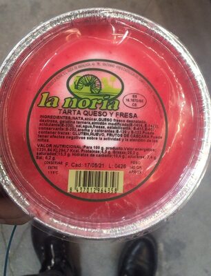 Tarta queso y fresa