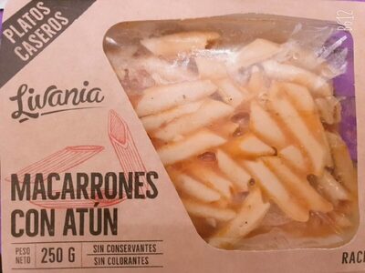 Macarrones atun front packaging