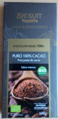 Chocolate negro 100%