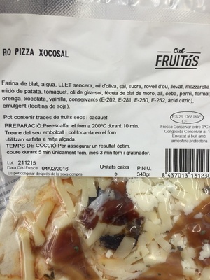 Pizza Boloñesa Vegana