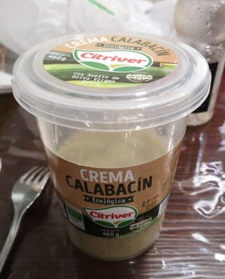 Crema de calabacín ecológica