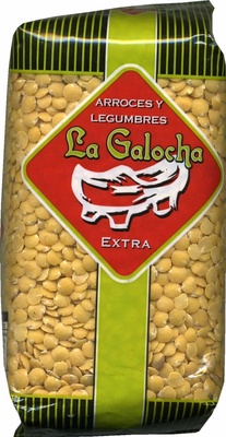 Lentejas rubias peladas