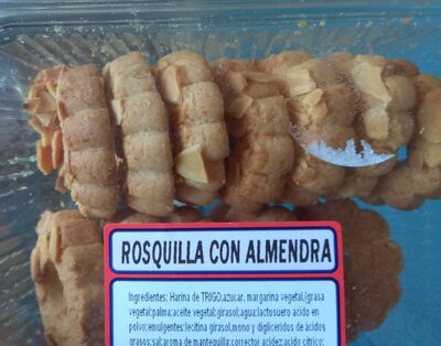 Rosquilla con almendra front packaging
