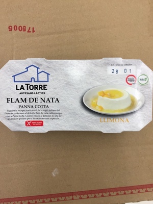 Fan de nata y limon (Panna Cotta)