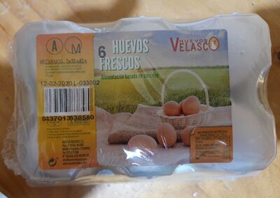 Huevos Frescos front packaging