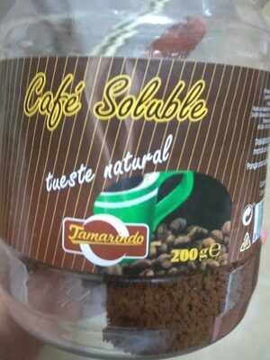 Café soluble front packaging