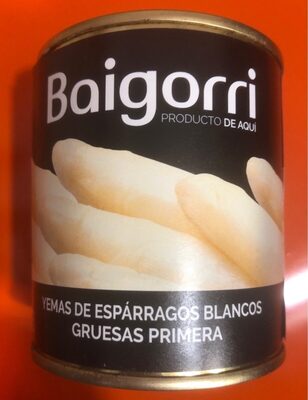 Yemas de esparragos blancos