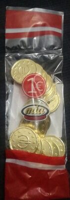 Monedas de chocolate