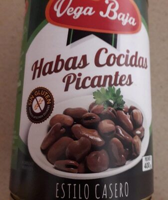 Habas cocidas picantes