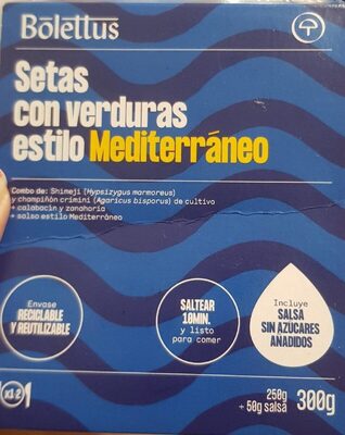 Bolettus - Setas con verduras