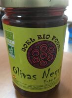 Aceitunas Bio Negras naturales (enteras)
