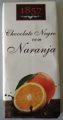 Chocolate negro con naranja