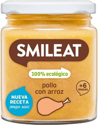 Tarrito de pollo con arroz ecológico sin gluten