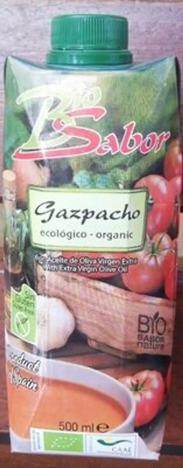 Gaspacho front packaging