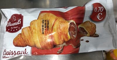 Croissant relleno sabor chocolate front packaging
