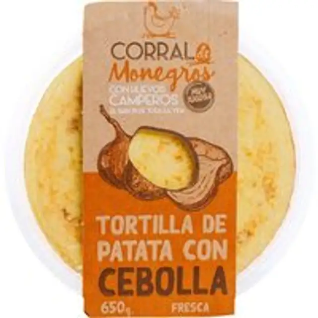 Tortilla de patata con cebolla