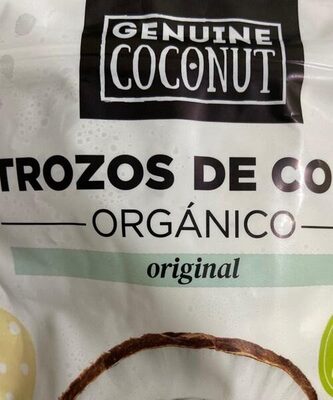 Organic Coconut Chunks front packaging