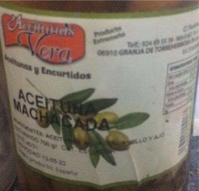 Aceituna machacada