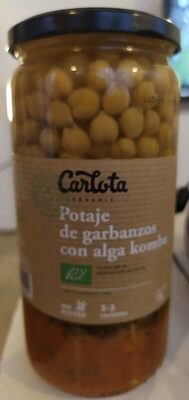 Potaje de garbanzos con alga kombu