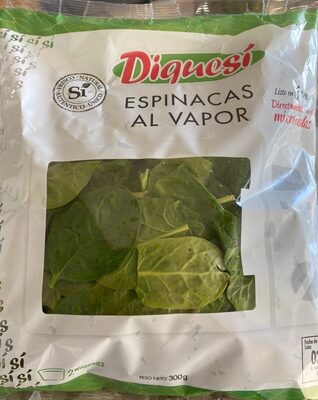 Espinacas al vapor