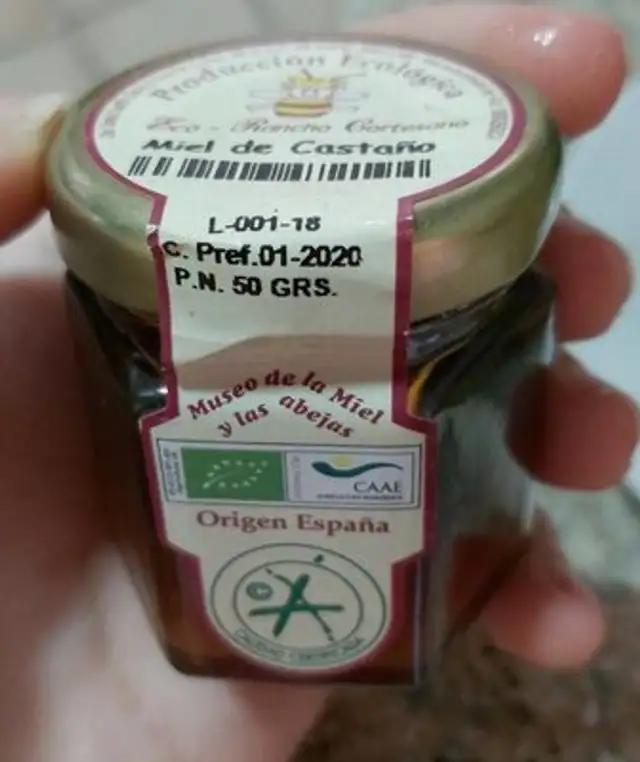 Miel de Castaño front packaging