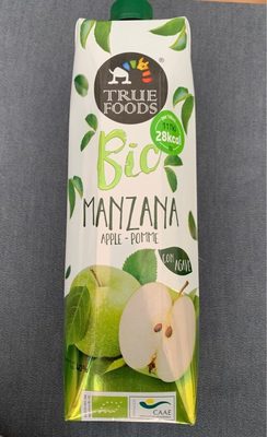 Manzana bio front packaging