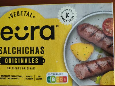 Salchichas originales front packaging