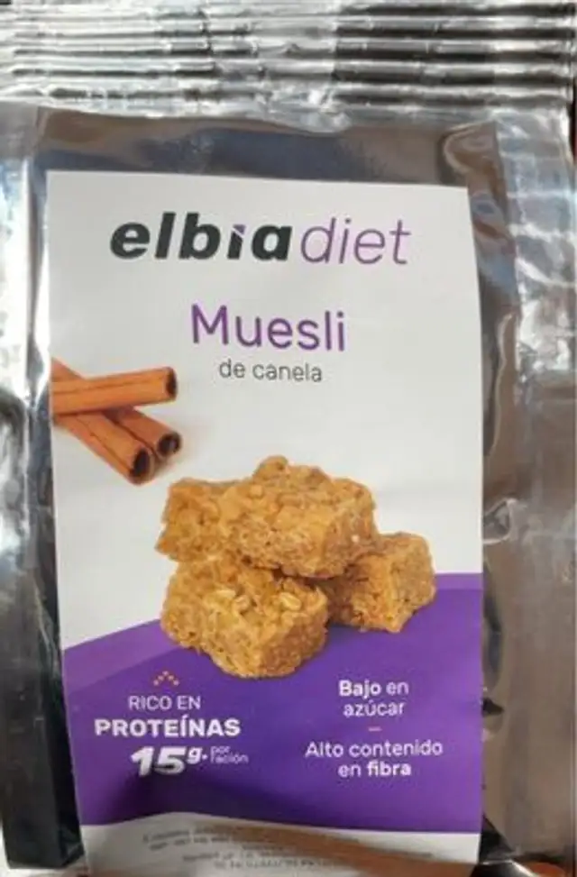 Muesli de Canela front packaging