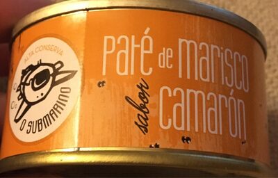 Paté marisco front packaging