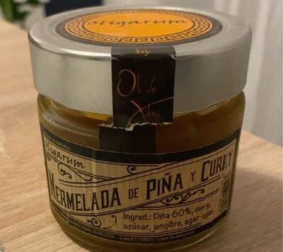 Mermelada de piña y curry