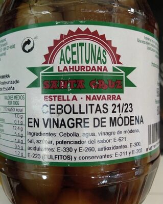 Cebollitas en vinagre de Módena