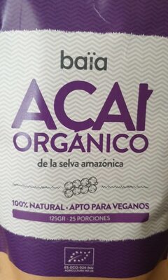 Acai orgánico