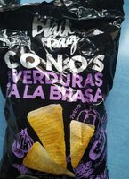 Conos verduras a la brasa