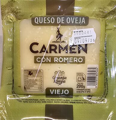 Queso de oveja al romero