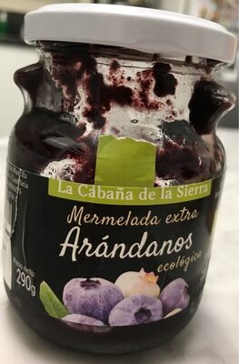 Mermelada extra Arandanos ecológicos front packaging