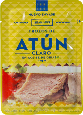 Trozos de atún en aceite de girasol