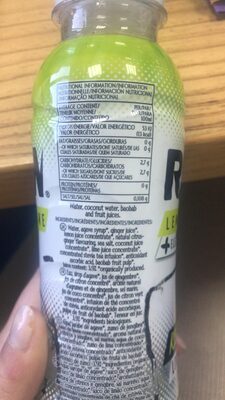 Organic bebida funcional sabor lima y limón ecológica