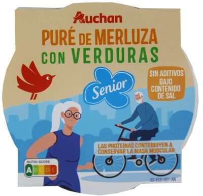 Puré de merluza con verduras