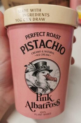 Helado vegano de pistacho