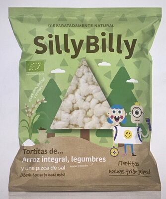 Triangulo de arroz integral con legumbres front packaging