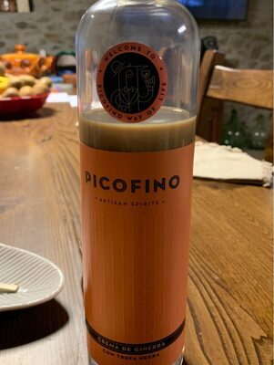 Crema de ginebra con trufa negra