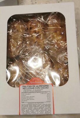 palitas de almendra rellenas con cacao