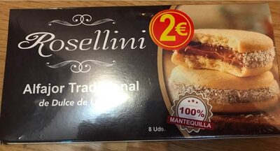 Alfajor tradicional dulce de leche