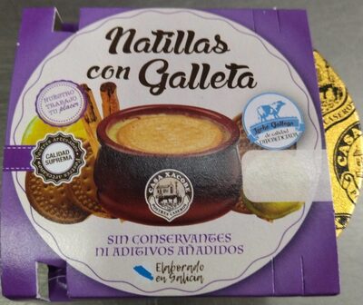 Natillas con Galleta