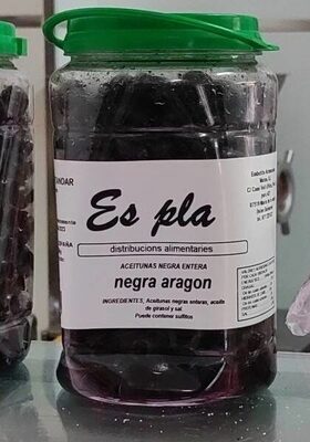 Aceituna negra entera negra Aragón