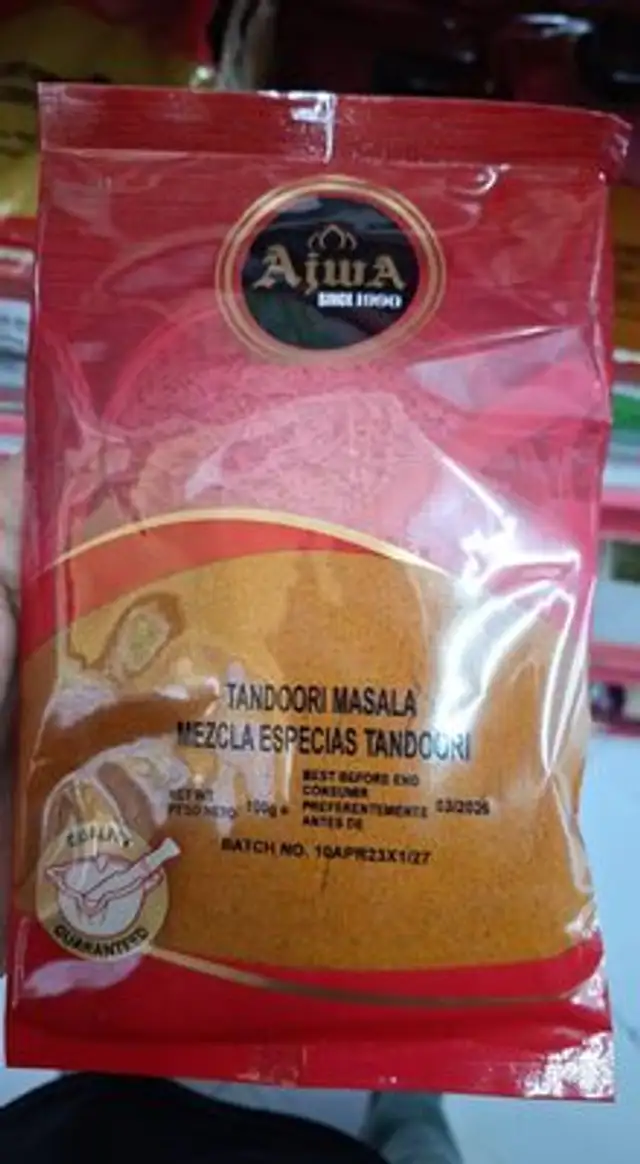 Tandoori masala front packaging