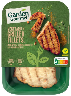 Vegetarian grilled fillets front packaging