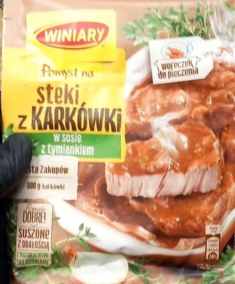 Pomysł na Steki z karkówki w sosie z tymiankiem
